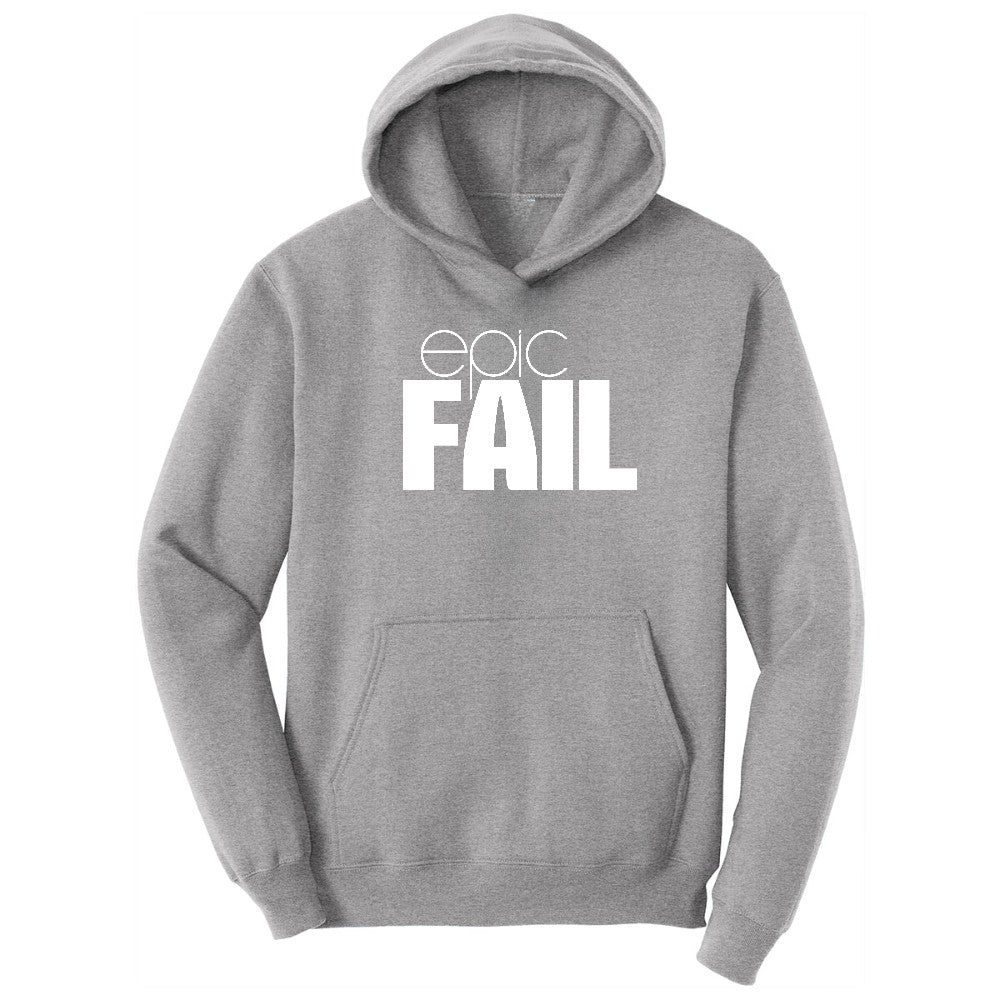 Epic Fail - Mens & Ladies T-Shirt Hoodie - Athletic Heather