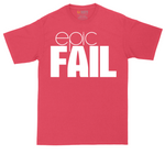 Epic Fail tall t-shirt for men in Heather Red
