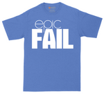 Epic Fail tall t-shirt for men in Heather Royal