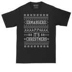 Ermagerd it's Christmers tall t-shirt for men in Jet Black