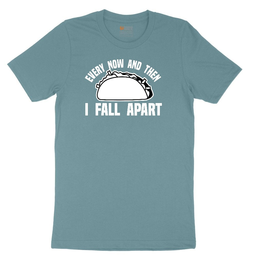 Every Now and Then I Fall Apart Ladies Short Sleeve Tee - Surf Blackout