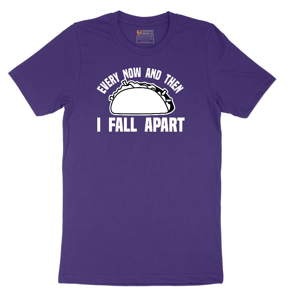Every Now and Then I Fall Apart Short Sleeve Tee - Team Purple
