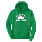 Every Now and Then I Fall Apart Youth Hoodie - Kelly Green