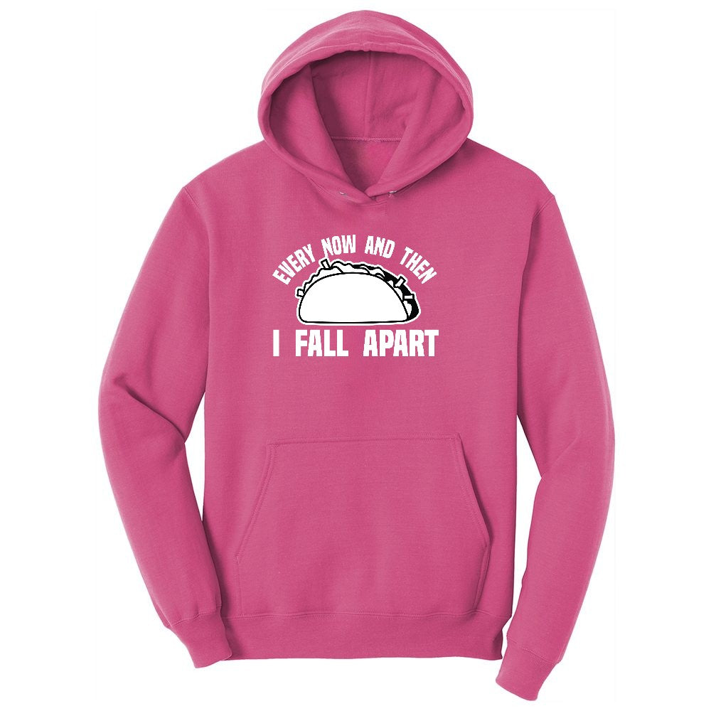Every Now and Then I Fall Apart Youth Hoodie - Sangria
