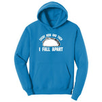 Every Now and Then I Fall Apart Youth Hoodie - Sapphire