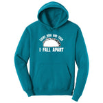 Every Now and Then I Fall Apart Youth Hoodie - Teal