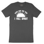 Every Now and Then I Fall Apart Youth Short Sleeve Tee - Dark Heather Grey