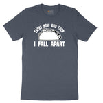 Every Now and Then I Fall Apart Youth Short Sleeve Tee - Heather Navy