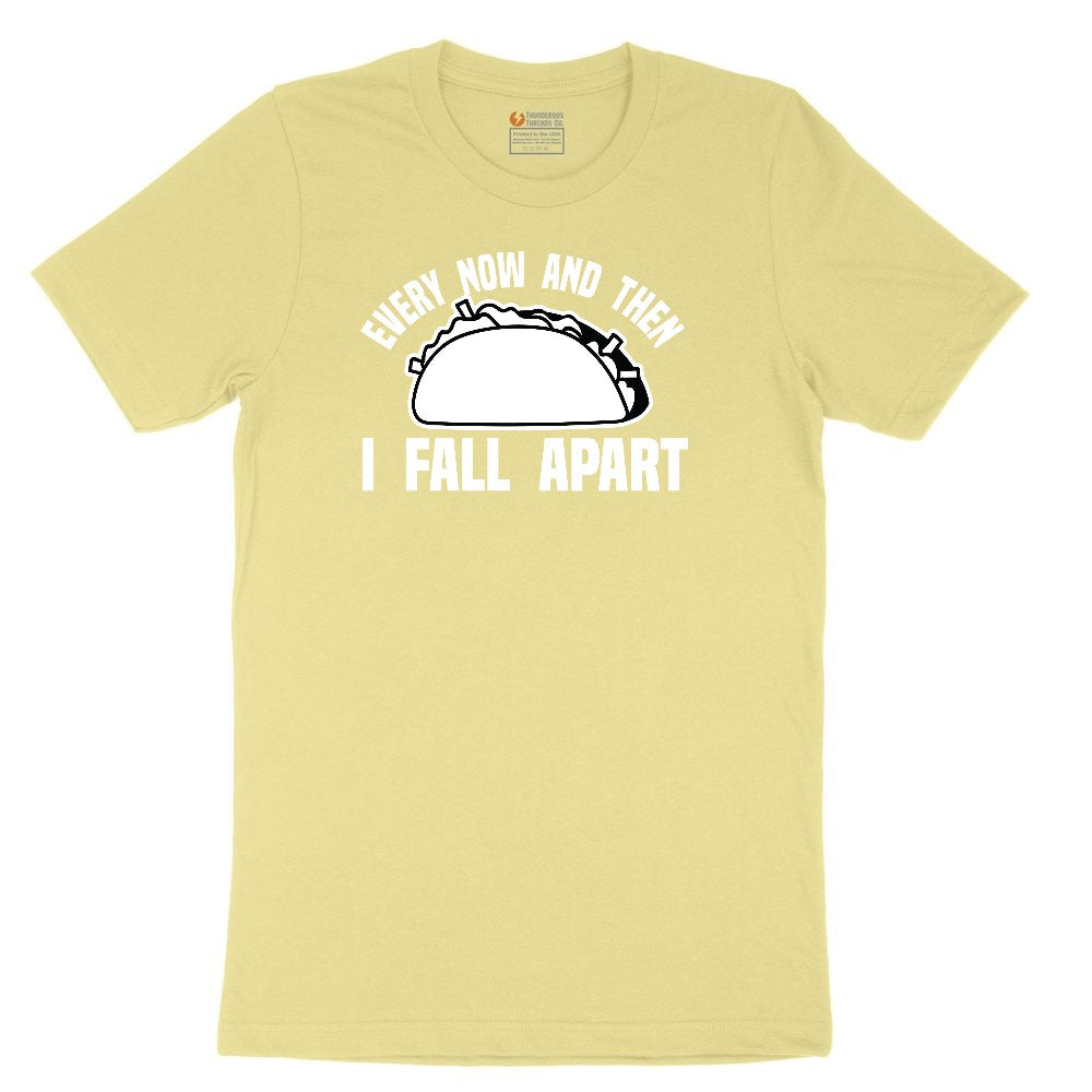 Every Now and Then I Fall Apart Youth Short Sleeve Tee - Yellow