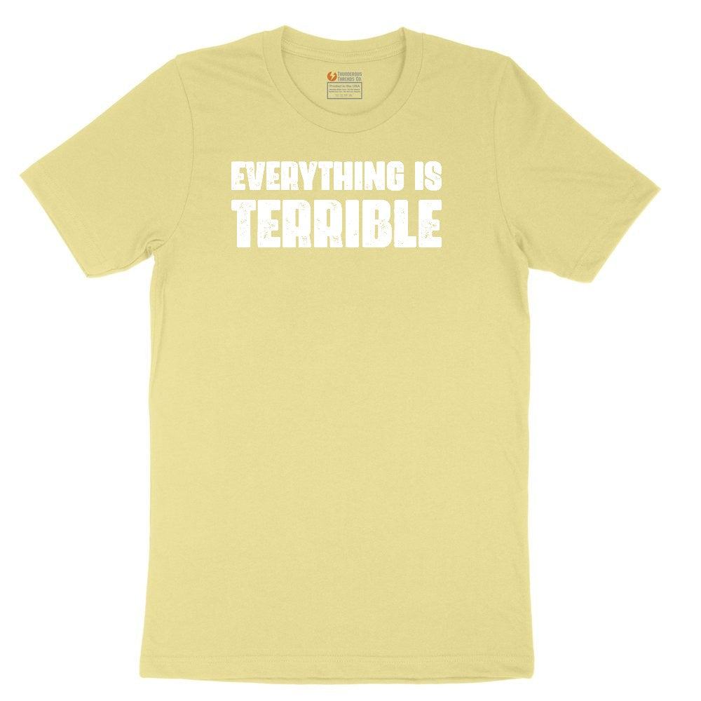 Everything is Terrible Toddler Short Sleeve Tee - Yellow