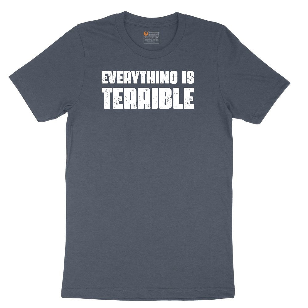 Everything is Terrible Youth Short Sleeve Tee - Heather Navy