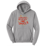 Everythings Better with Hot Sauce Ladies Hoodie - Athletic Heather