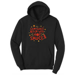 Everythings Better with Hot Sauce Ladies Hoodie - Jet Black