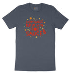 Everythings Better with Hot Sauce Toddler Short Sleeve Tee - Heather Navy