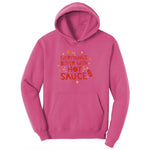 Everythings Better with Hot Sauce Youth Hoodie - Sangria