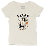 F Caw F Ladies Curvy Tee - Natural Heather