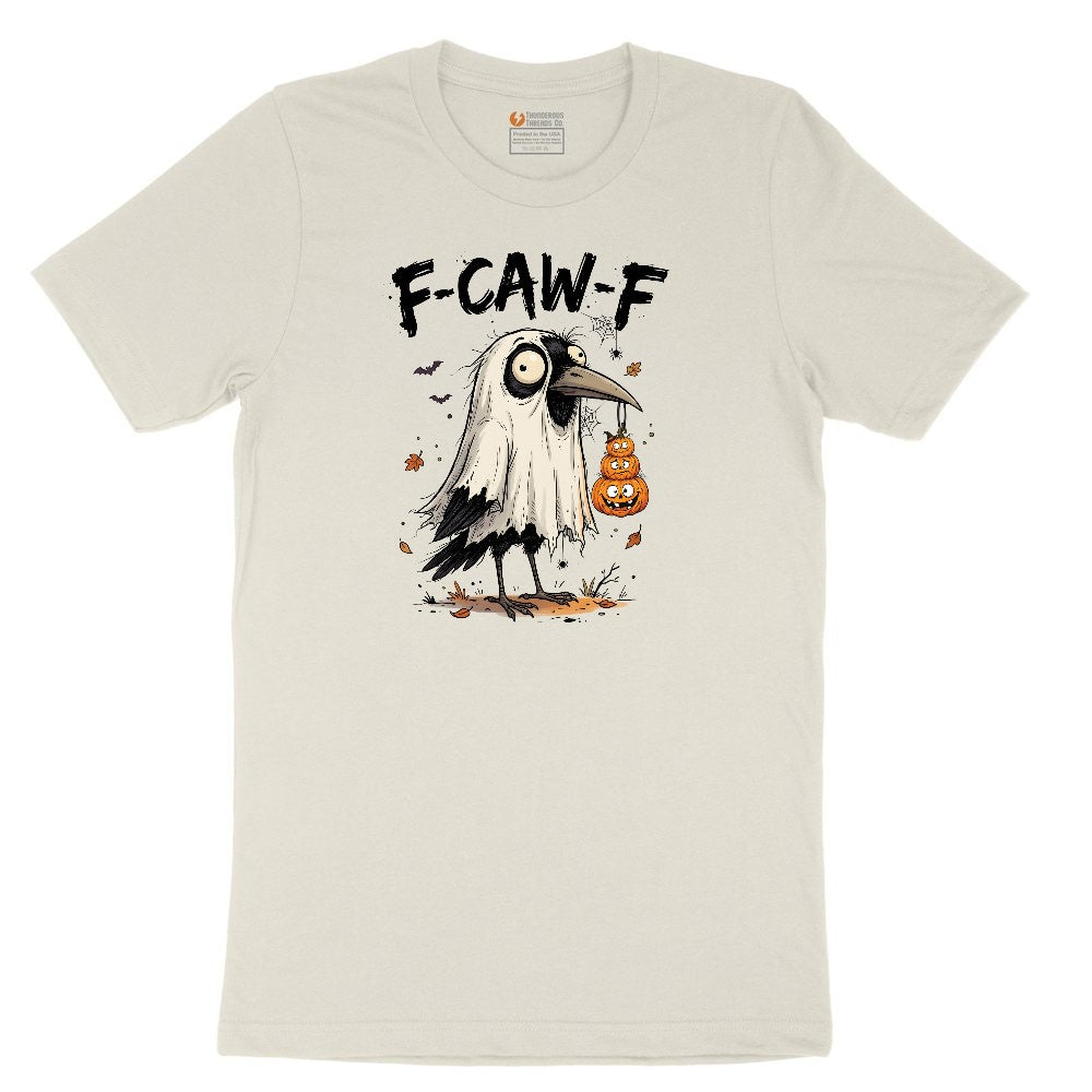 F Caw F Ladies Short Sleeve Tee - Natural Heather