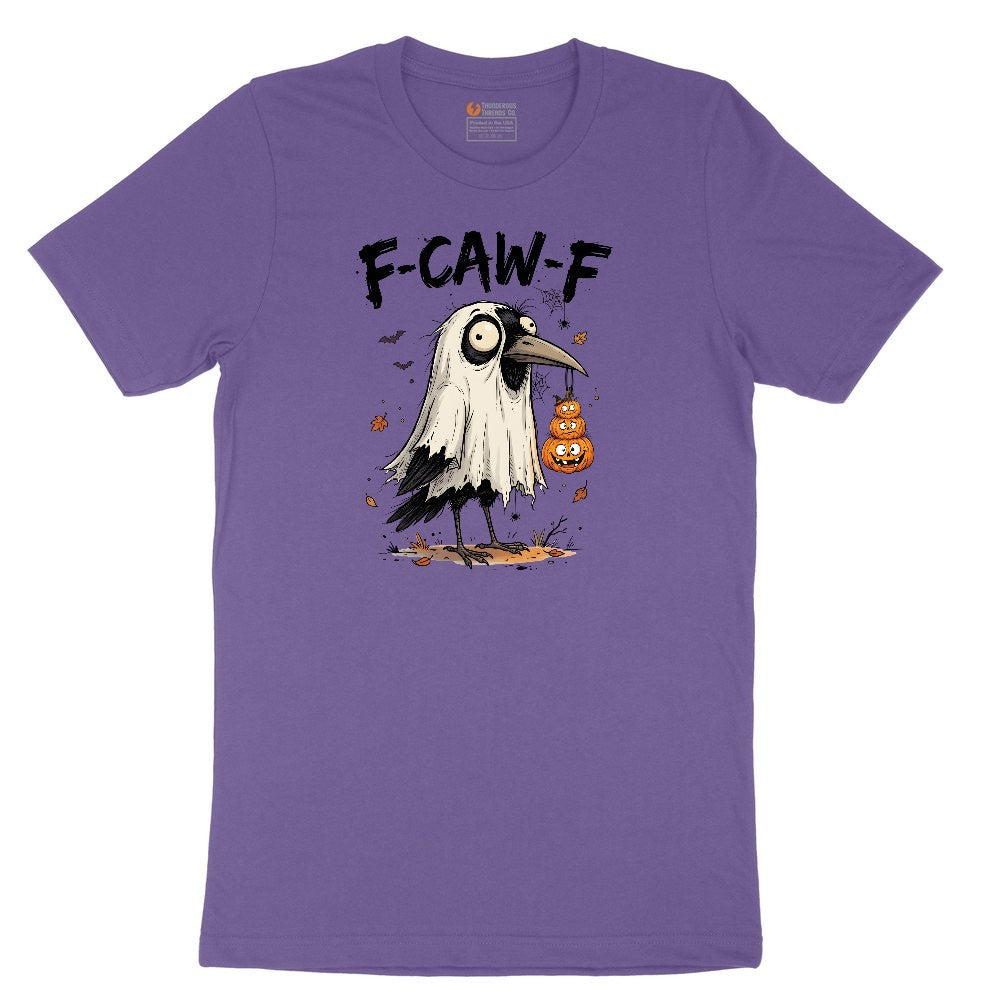 F Caw F Ladies Short Sleeve Tee - Vintage Purple
