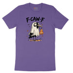 F Caw F Ladies Short Sleeve Tee - Vintage Purple