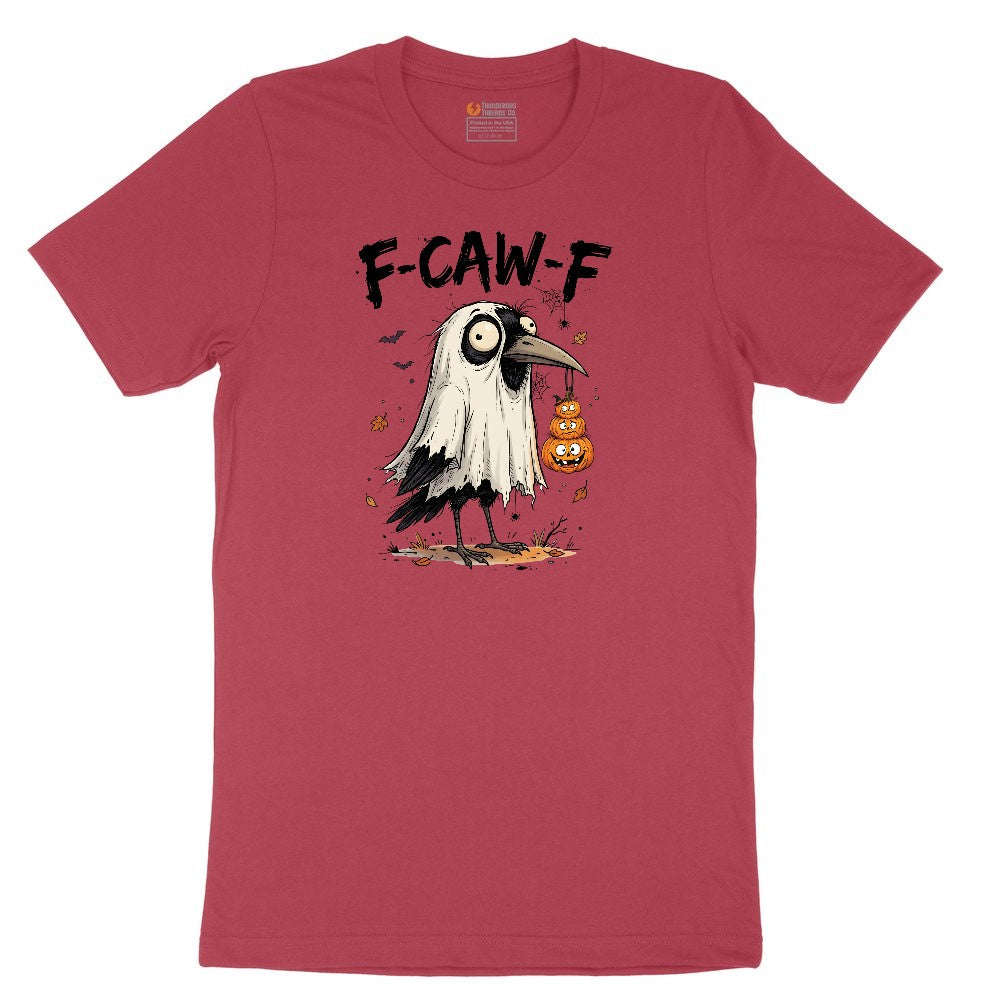 F Caw F Ladies Short Sleeve Tee - Vintage Red