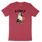 F Caw F Ladies Short Sleeve Tee - Vintage Red