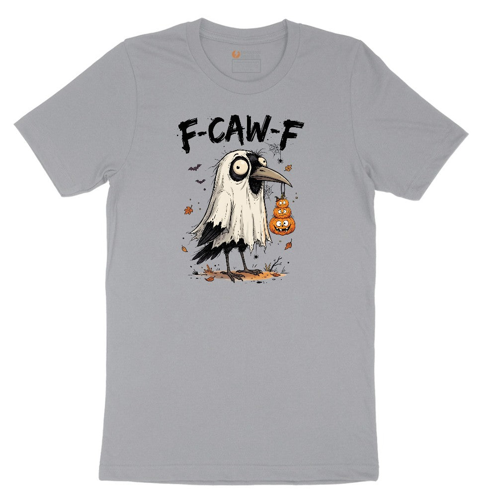 F Caw F Short Sleeve Tee - Athletic Heather Grey