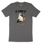 F Caw F Short Sleeve Tee - Dark Heather Grey