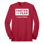 Farter of the Year Long Sleeve Tee - Red