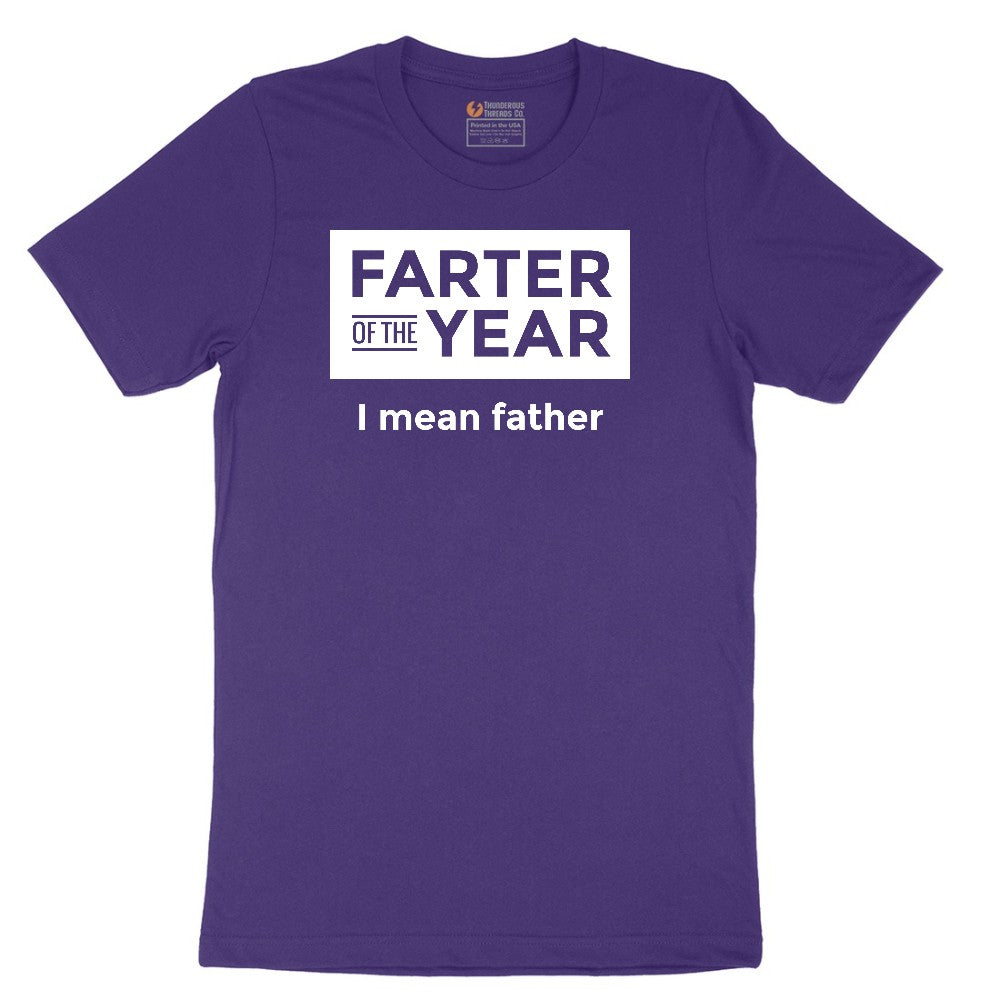 Farter of the Year Short Sleeve Tee - Team Purple