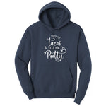 Feed Me Tacos and Tell Me Im Pretty Hoodie - Navy