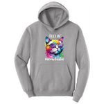 Feeling Meowtastic Cat Design Hoodie - Athletic Heather