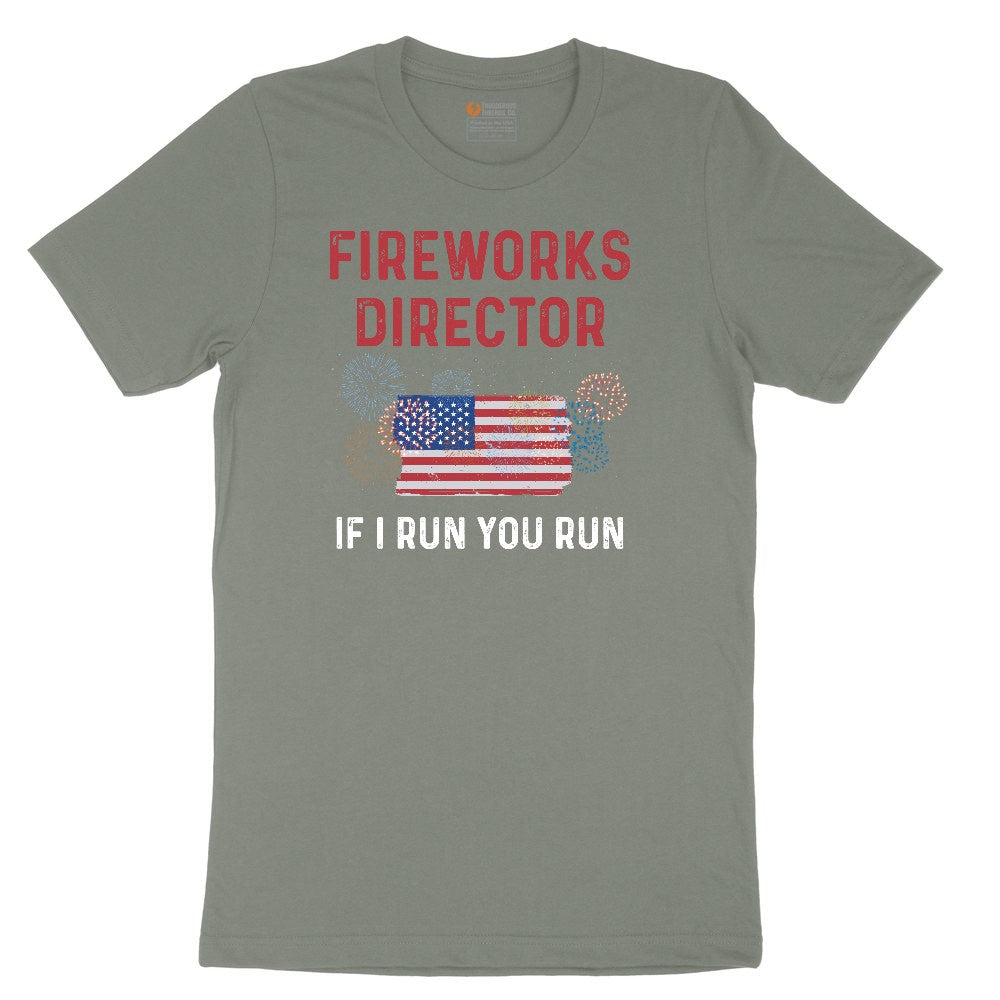 Fireworks Director If I Run You Run Ladies Short Sleeve Tee - Bamboo Blackout