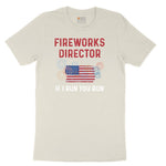 Fireworks Director If I Run You Run Ladies Short Sleeve Tee - Natural Heather