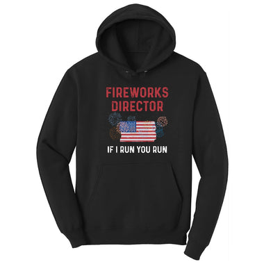 Fireworks Director If I Run You Run Hoodie - Jet Black
