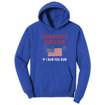 Fireworks Director If I Run You Run Hoodie - True Royal