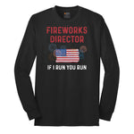 Fireworks Director If I Run You Run Long Sleeve Tee - Jet Black