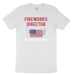 Fireworks Director If I Run You Run Youth Short Sleeve Tee - White