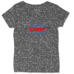 Fireworks Expert Ladies Curvy Tee - Black Leopard