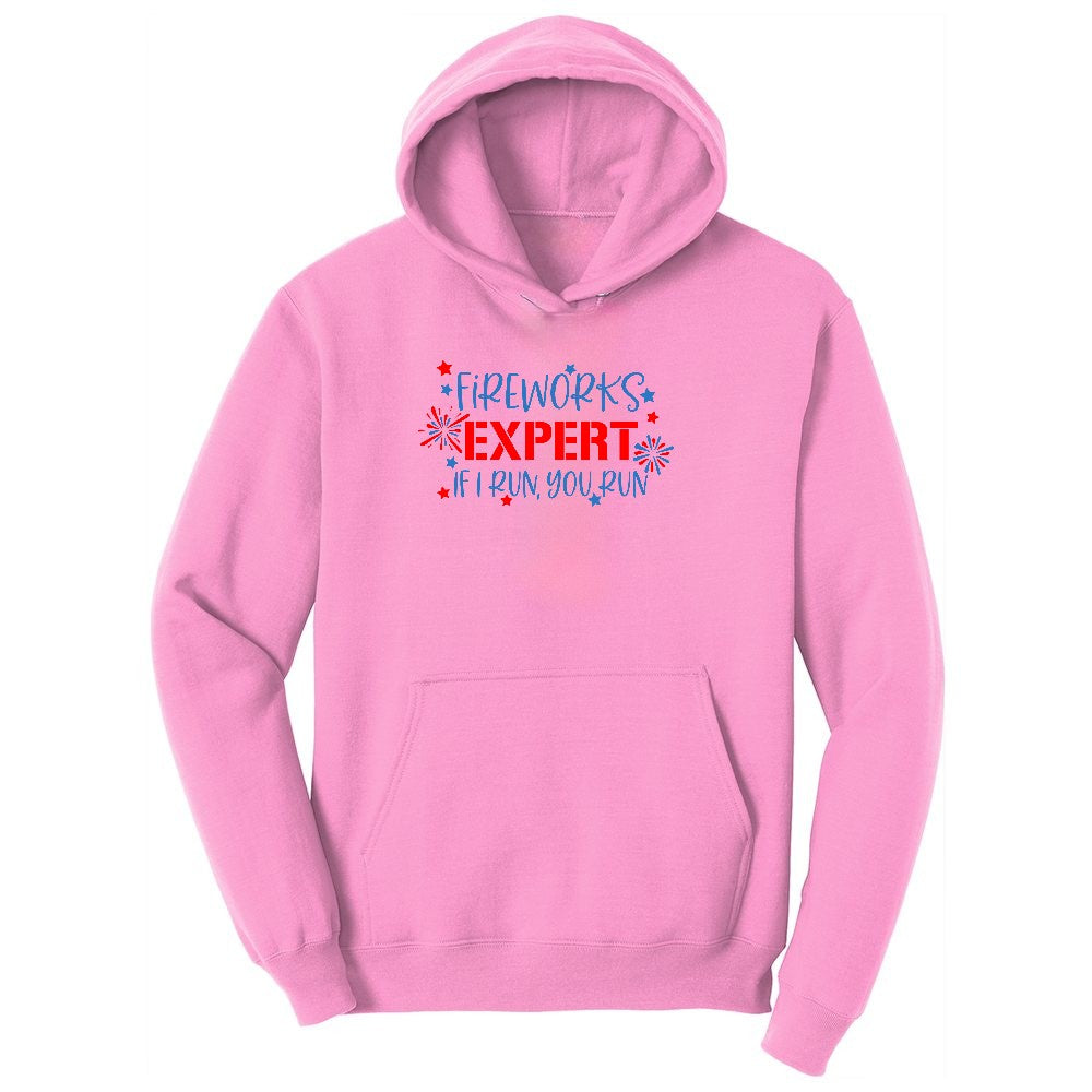 Fireworks Expert Ladies Hoodie - Candy Pink