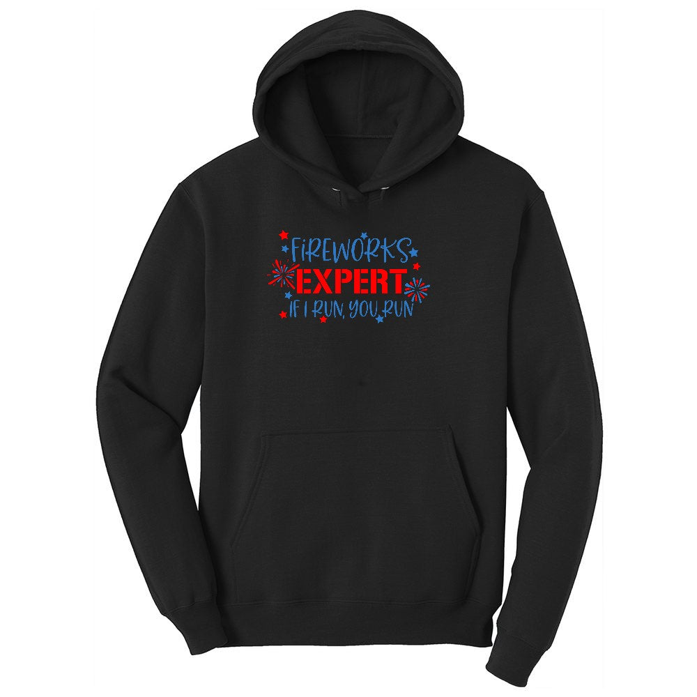 Fireworks Expert Ladies Hoodie - Jet Black