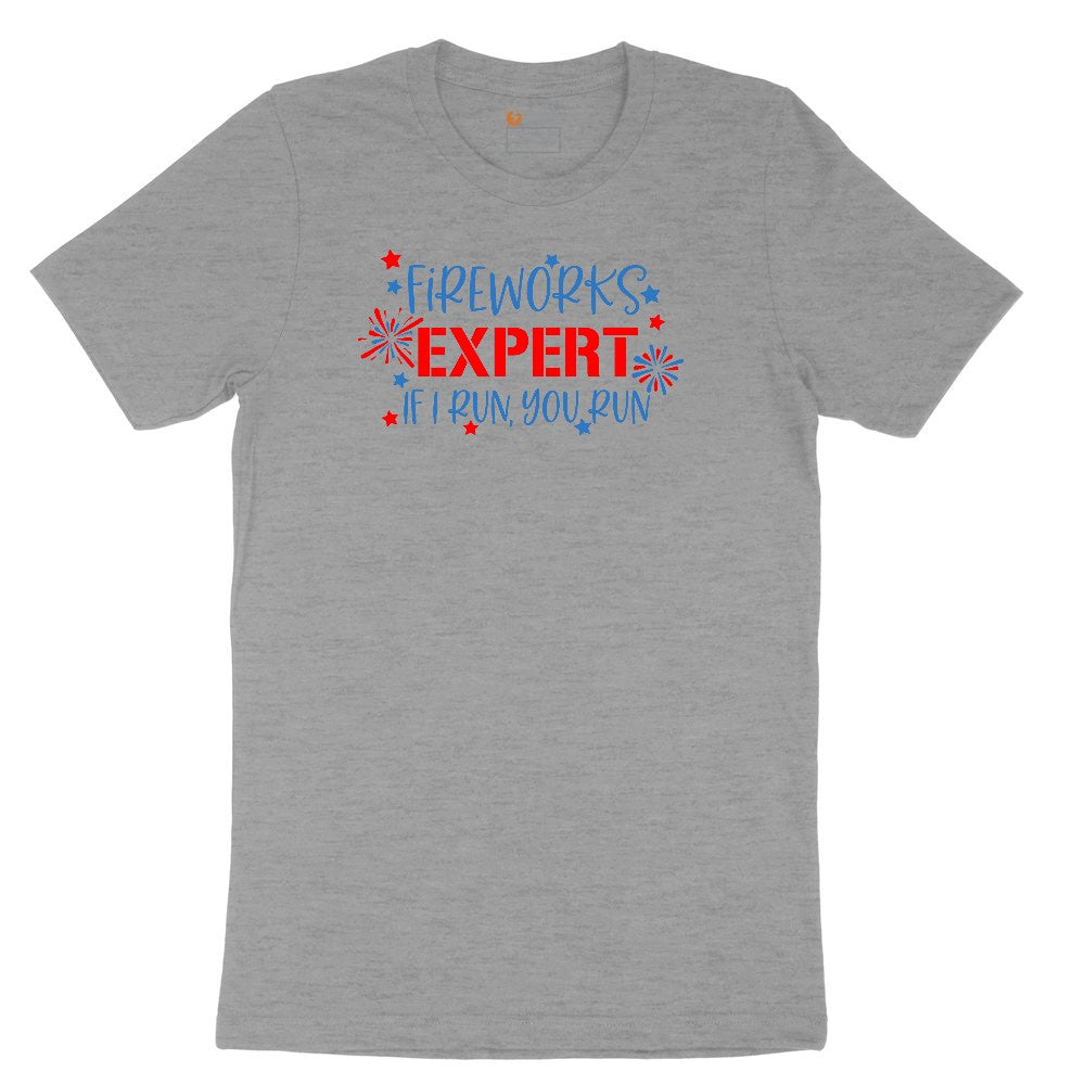 Fireworks Expert Ladies Short Sleeve Tee - Granite Heather