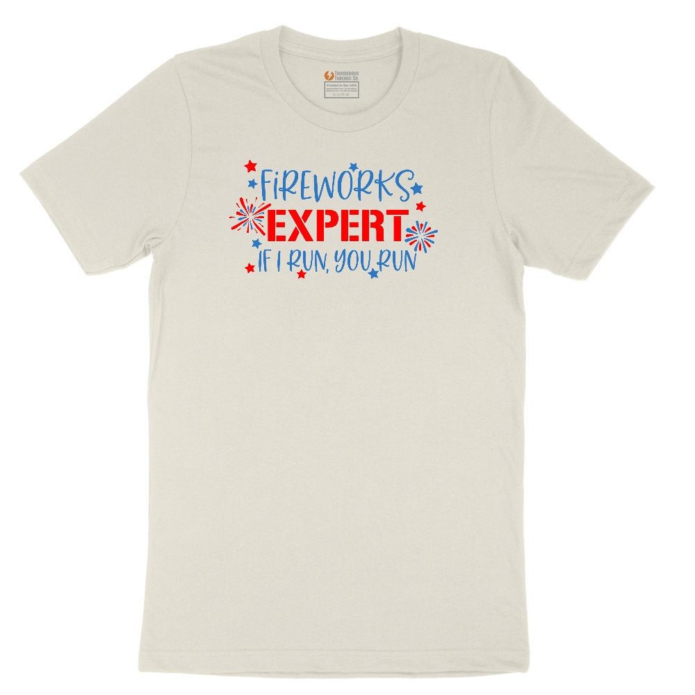 Fireworks Expert Ladies Short Sleeve Tee - Natural Heather