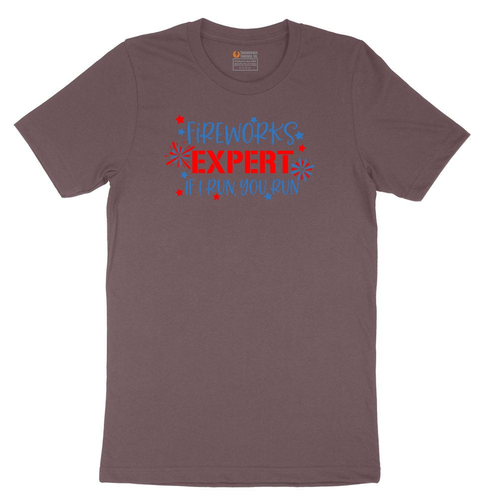 Fireworks Expert Ladies Short Sleeve Tee - Sangria Blackout