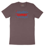 Fireworks Expert Ladies Short Sleeve Tee - Sangria Blackout