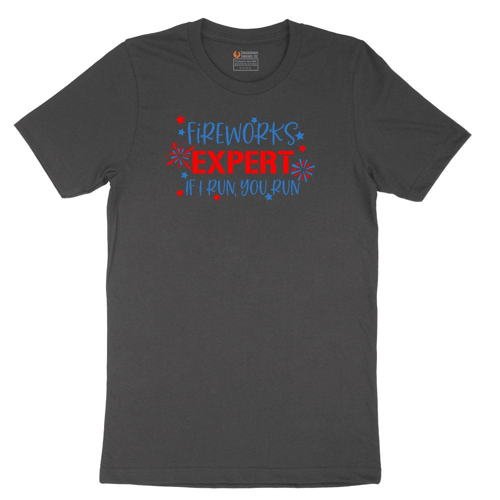 Fireworks Expert Ladies Short Sleeve Tee - Vintage Smoke