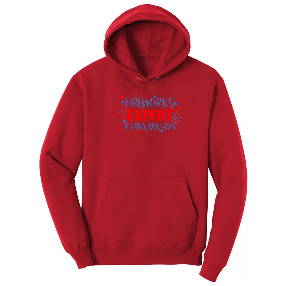 Fireworks Expert Hoodie - Red