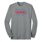 Fireworks Expert Long Sleeve Tee - Athletic Grey