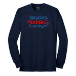 Fireworks Expert Long Sleeve Tee - Navy