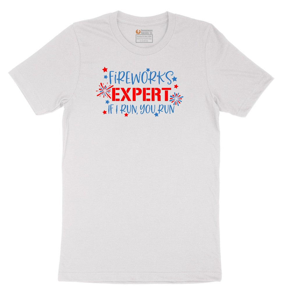 Fireworks Expert Short Sleeve Tee - White
