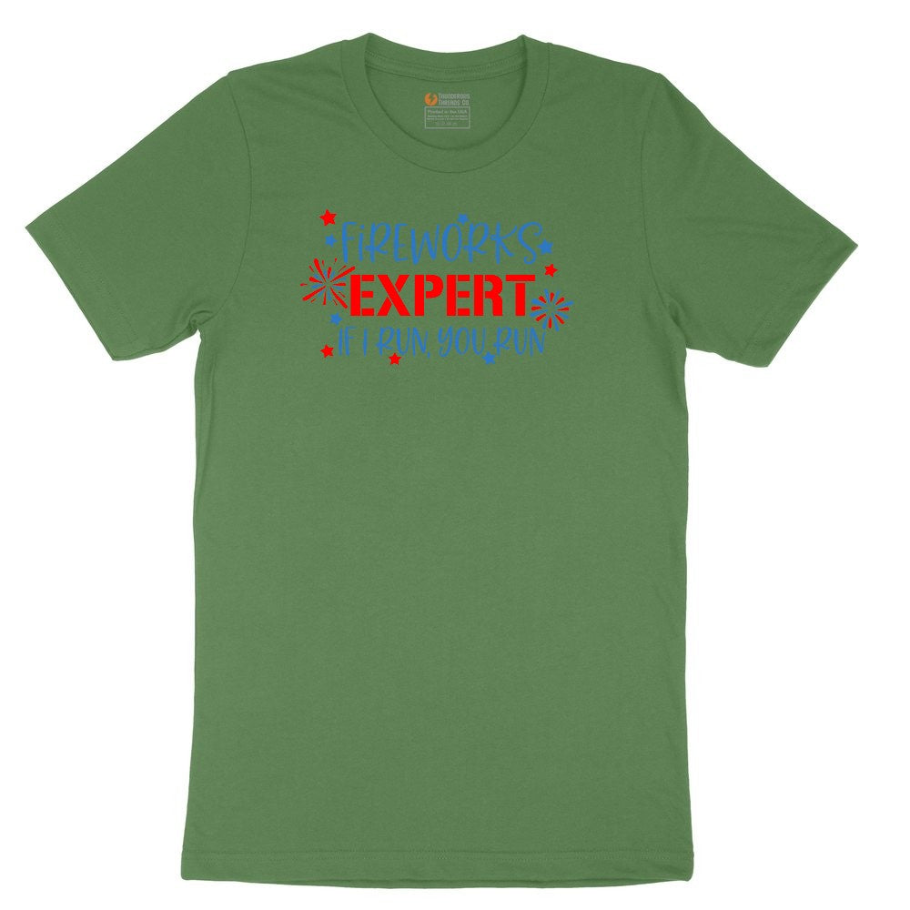 Fireworks Expert Youth Short Sleeve Tee - Athletic Kelly